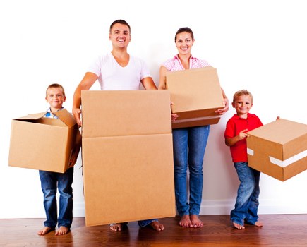 Moving van arriving for a residential relocation in Sanderstead