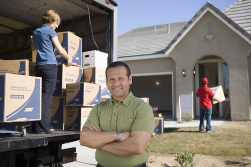 Local team removing bulky household furniture