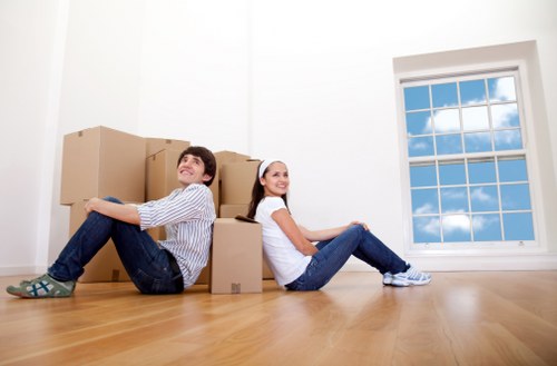 Office removals team planning a move in Sanderstead