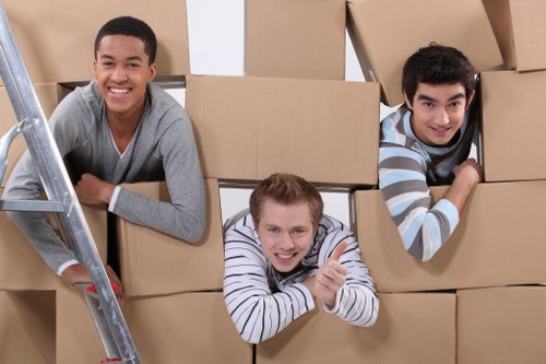 Professional man with van service ensuring safe and insured moving